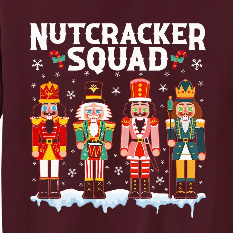 Nutcracker Squad Holiday Christmas Pajama Tall Sweatshirt