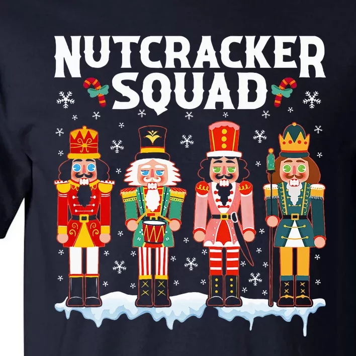 Nutcracker Squad Holiday Christmas Pajama Tall T-Shirt