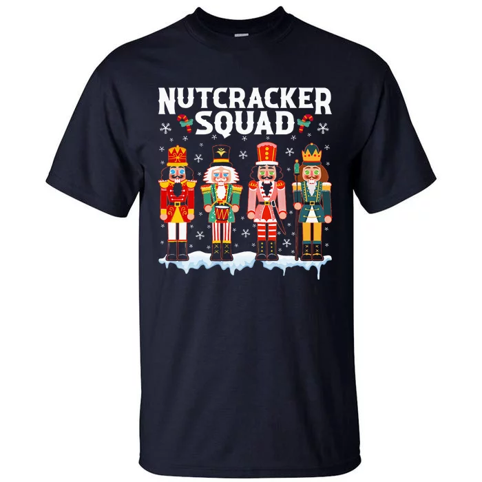 Nutcracker Squad Holiday Christmas Pajama Tall T-Shirt