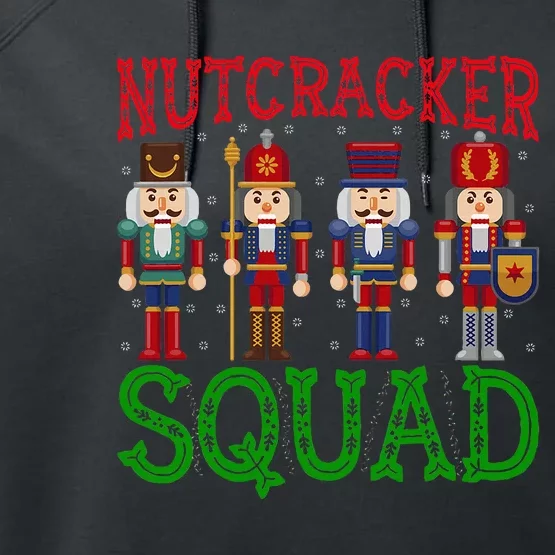 Nutcracker Squad Holiday Christmas Pajama Performance Fleece Hoodie