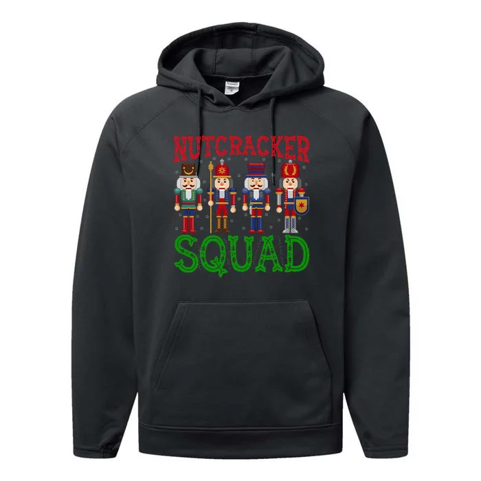 Nutcracker Squad Holiday Christmas Pajama Performance Fleece Hoodie