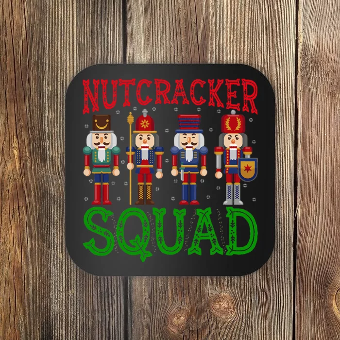 Nutcracker Squad Holiday Christmas Pajama Coaster