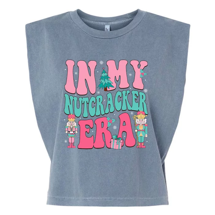 Nutcracker Squad In My Nutcracker Era Christmas Garment-Dyed Women's Muscle Tee