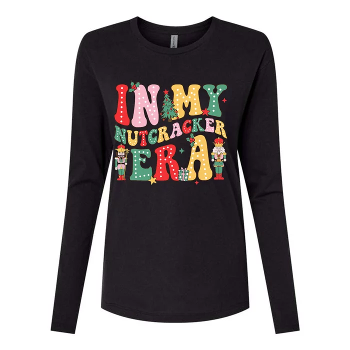 Nutcracker Squad In My Nutcracker Era Christmas Womens Cotton Relaxed Long Sleeve T-Shirt