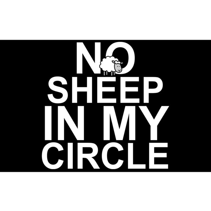 No Sheep In My Circle Bumper Sticker