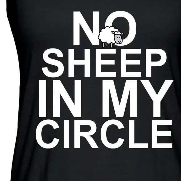 No Sheep In My Circle Ladies Essential Flowy Tank