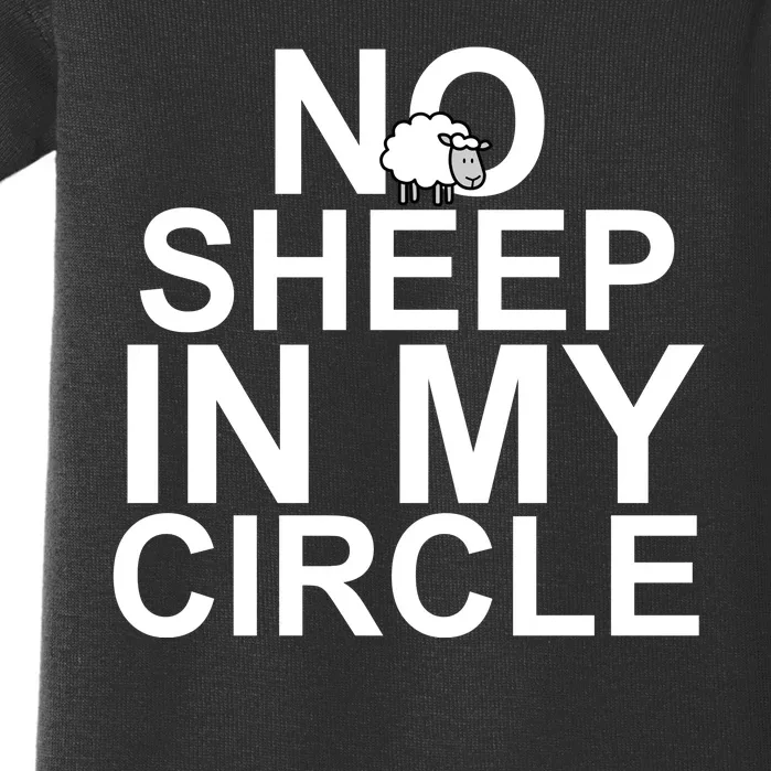 No Sheep In My Circle Baby Bodysuit