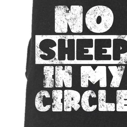 No Sheep In My Circle Distressed Doggie 3-End Fleece Hoodie