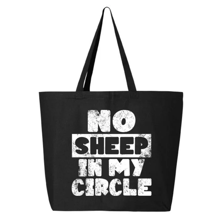 No Sheep In My Circle Distressed 25L Jumbo Tote