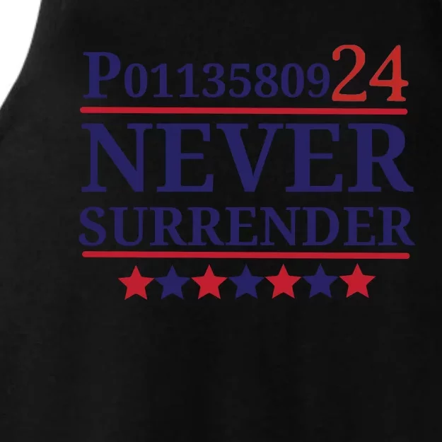 Never Surrender Inmate P01135809 Fulton County Georgia Jail Prisoner Inmate Ladies Tri-Blend Wicking Tank