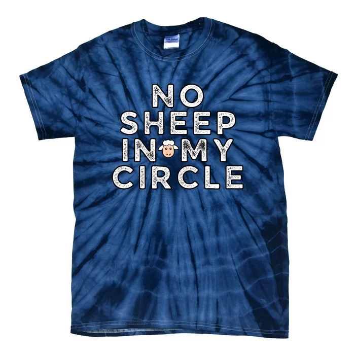 No S.H.E.E.P In My Circle Tie-Dye T-Shirt