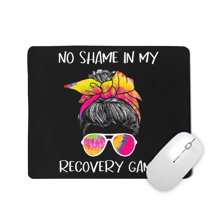 No Shame In My Recovery Game Sobriety Aa Na Anniversary Mousepad