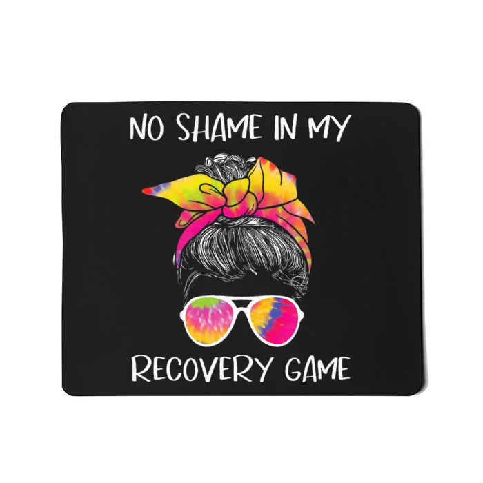 No Shame In My Recovery Game Sobriety Aa Na Anniversary Mousepad