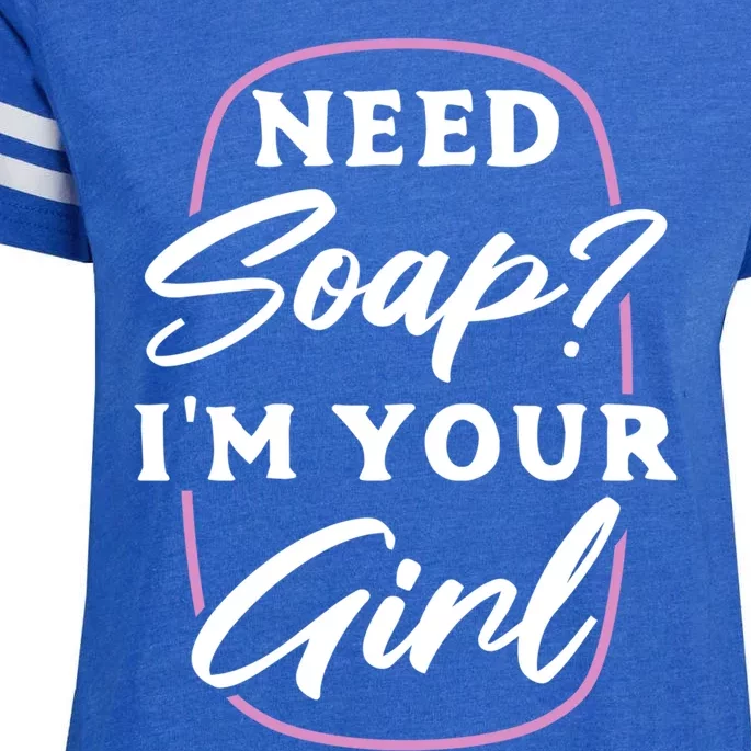 Need Soap? I'm Your Soap Making Maker Soaper Funny Gift Enza Ladies Jersey Football T-Shirt