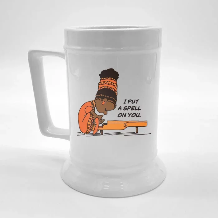 Nina Simone I Put A Spell On You Front & Back Beer Stein