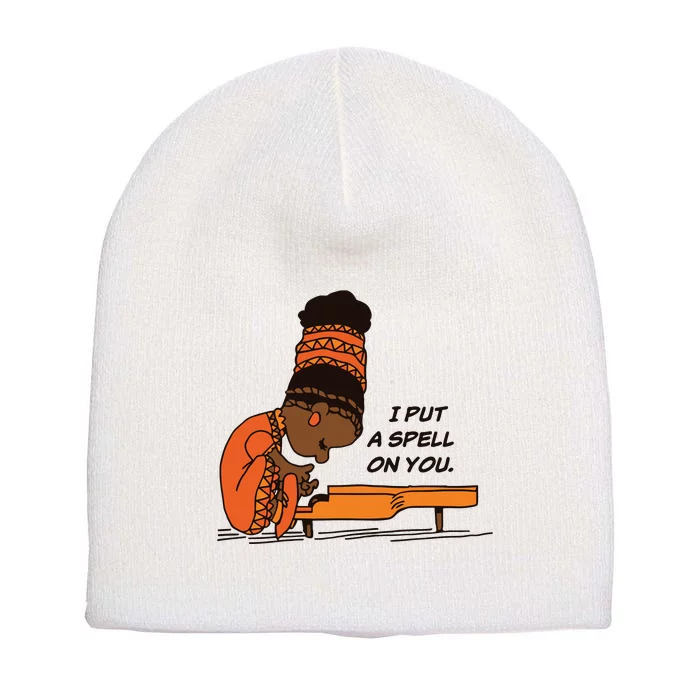 Nina Simone I Put A Spell On You Short Acrylic Beanie