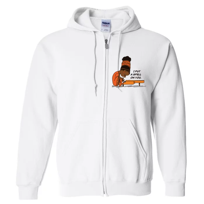 Nina Simone I Put A Spell On You Full Zip Hoodie