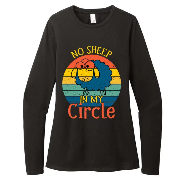 No Sheep In My Circle Womens CVC Long Sleeve Shirt