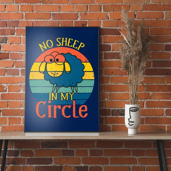 No Sheep In My Circle Poster