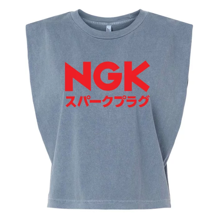 Ngk Sparkplugs Japan Garment-Dyed Women's Muscle Tee