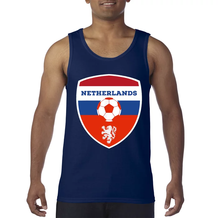 Netherlands Soccer Jersey Gift Netherlands Football Fans Tank Top