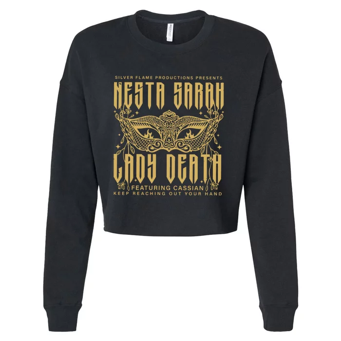 Nesta Sarah J Maas Acotar Cropped Pullover Crew