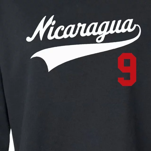 Nicaragua Soccer Jersey Camiseta Baseball Beisbol Cropped Pullover Crew