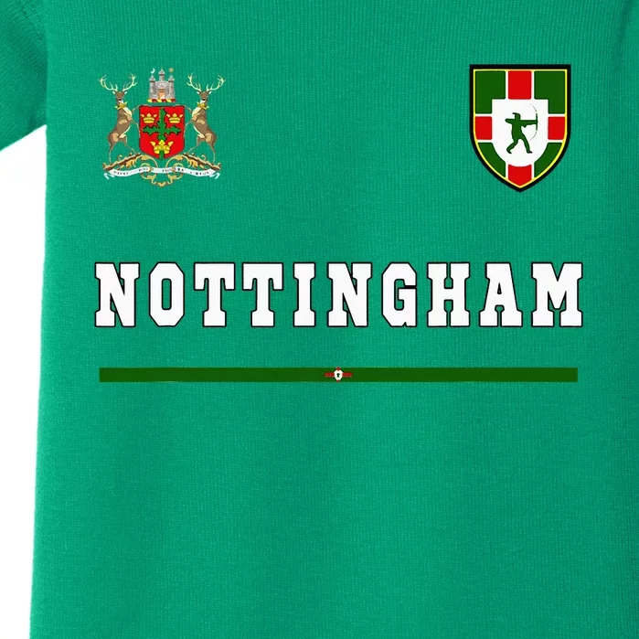 Nottingham Sportssoccer Jersey Flag Football Baby Bodysuit