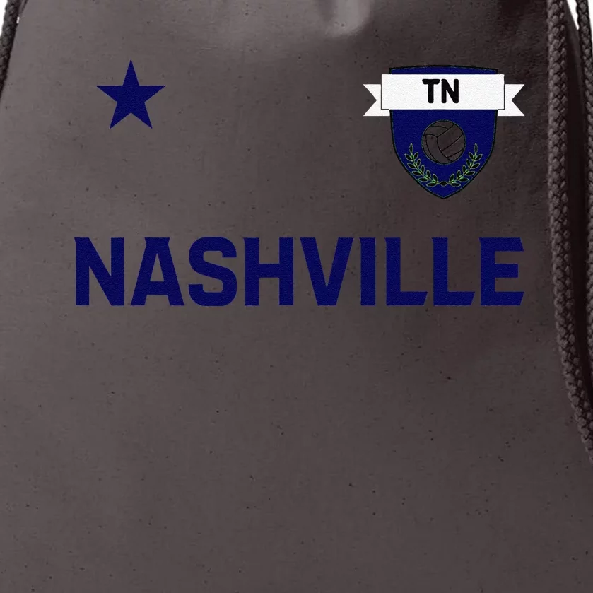 Nashville Soccer Jersey Drawstring Bag