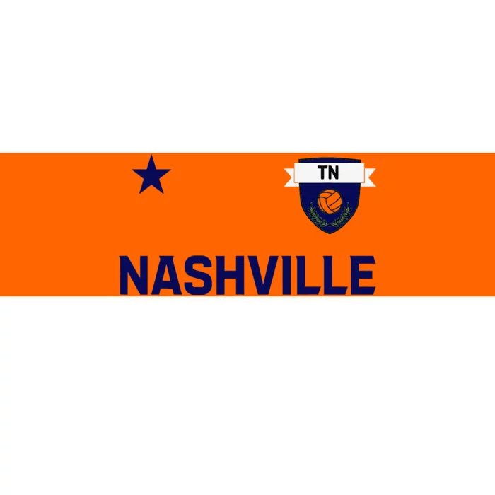 Nashville Soccer Jersey Bumper Sticker