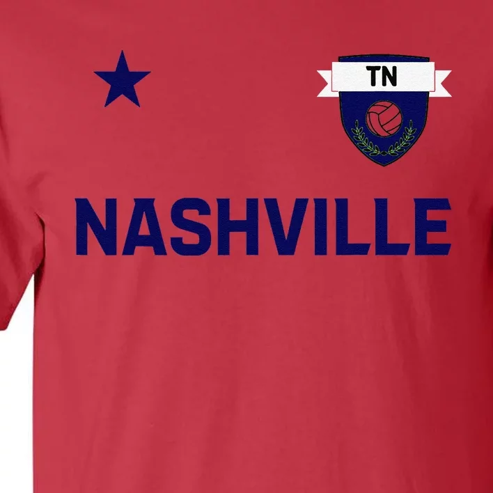 Nashville Soccer Jersey Tall T-Shirt