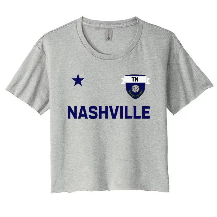 Nashville Soccer Jersey Women's Crop Top Tee