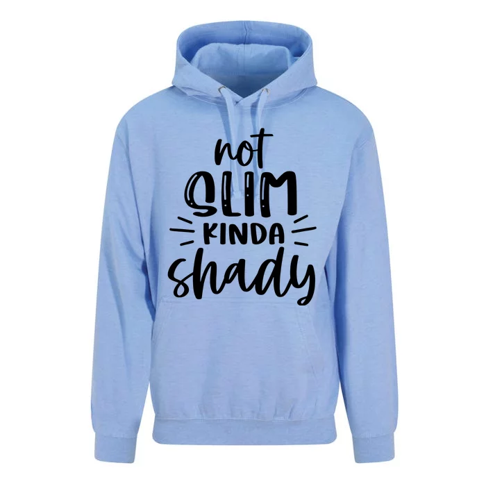 Not Slim Kinda Shady Unisex Surf Hoodie