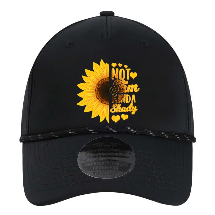 Not Slim Kinda Shady Floral Sunflower Not Slim But Shady Gift Performance The Dyno Cap