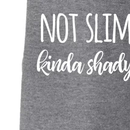 Not Slim Kinda Shady Funny Rap Saying Joke Rapper Gift Doggie 3-End Fleece Hoodie