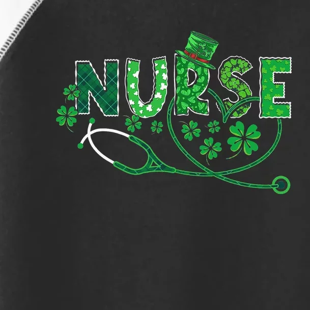 Nurse Shamrock Leaf Party Saint Shenanigan Toddler Fine Jersey T-Shirt