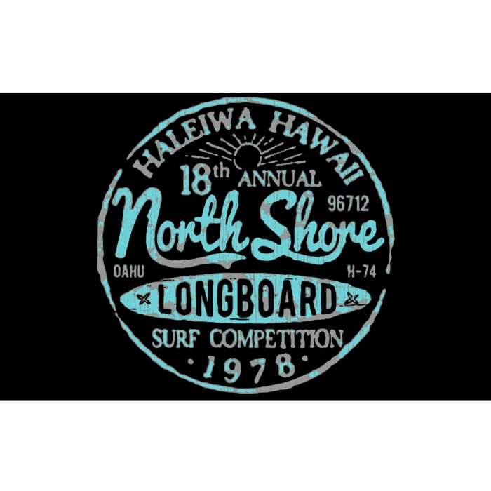 North Shore Long Board Surf Bumper Sticker