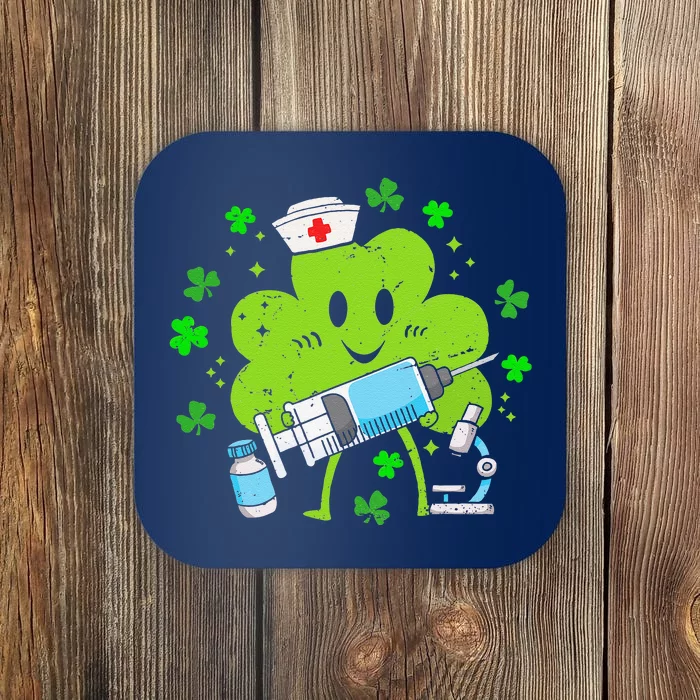 Nurse Shamrock Lucky Nurses Women St Patricks Day Coaster