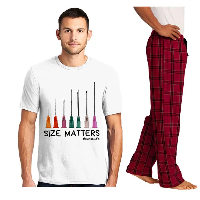 Needle Size Matters Funny Nursing Cna Nurse Life Pajama Set