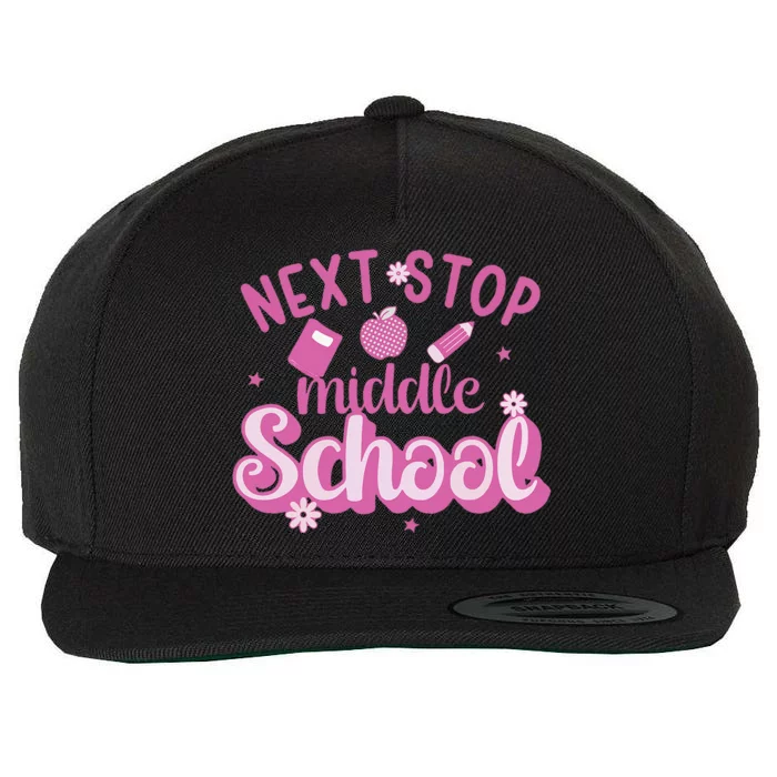 Next Stop Middle School Graduation Wool Snapback Cap