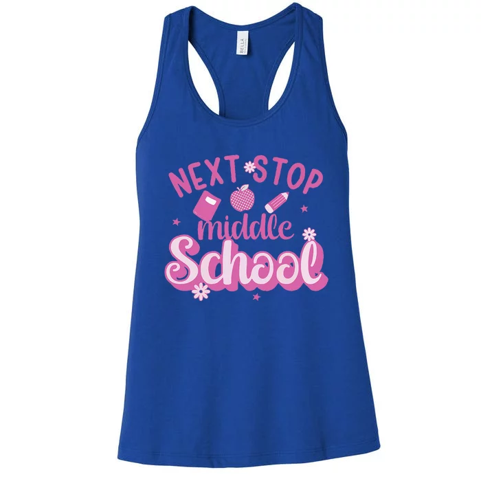 Next Stop Middle School Graduation Women's Racerback Tank