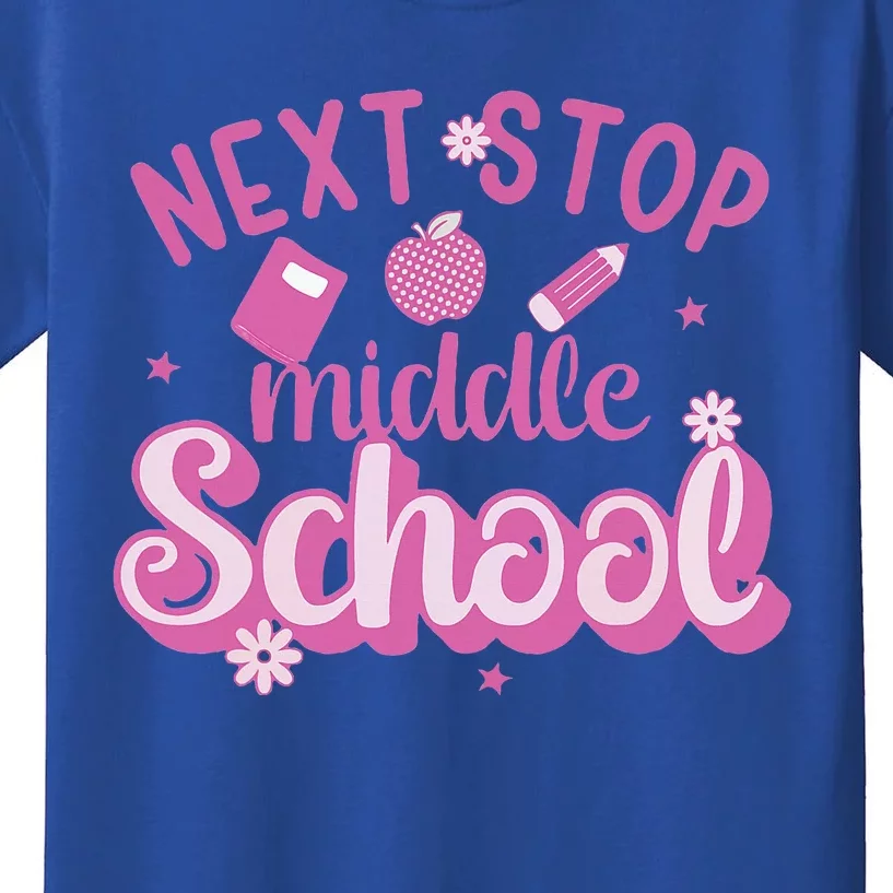 Next Stop Middle School Graduation Kids T-Shirt