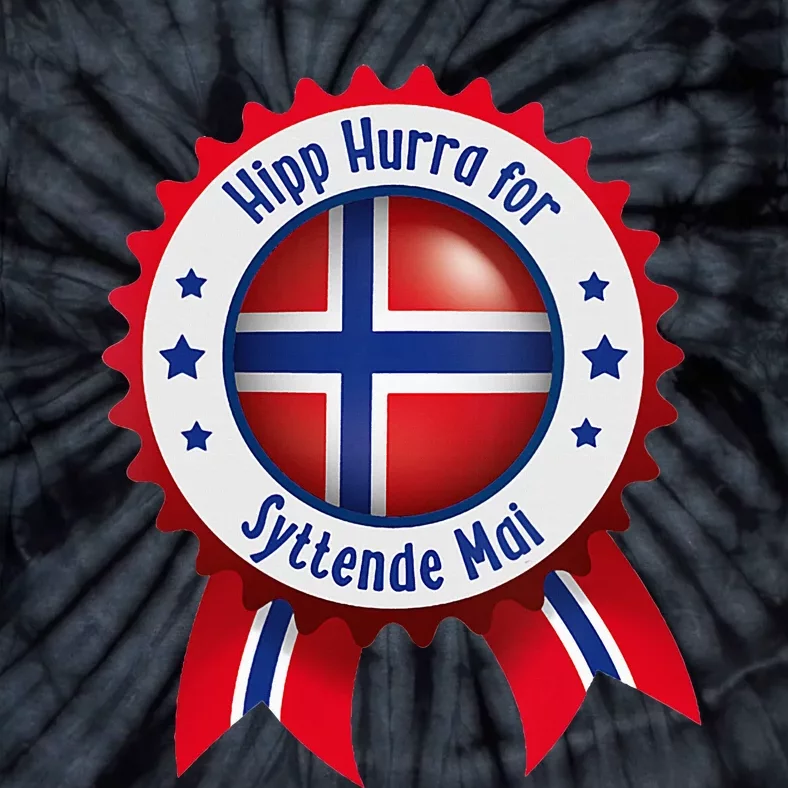 Norwegian Syttende Mai Celebration Tie-Dye T-Shirt