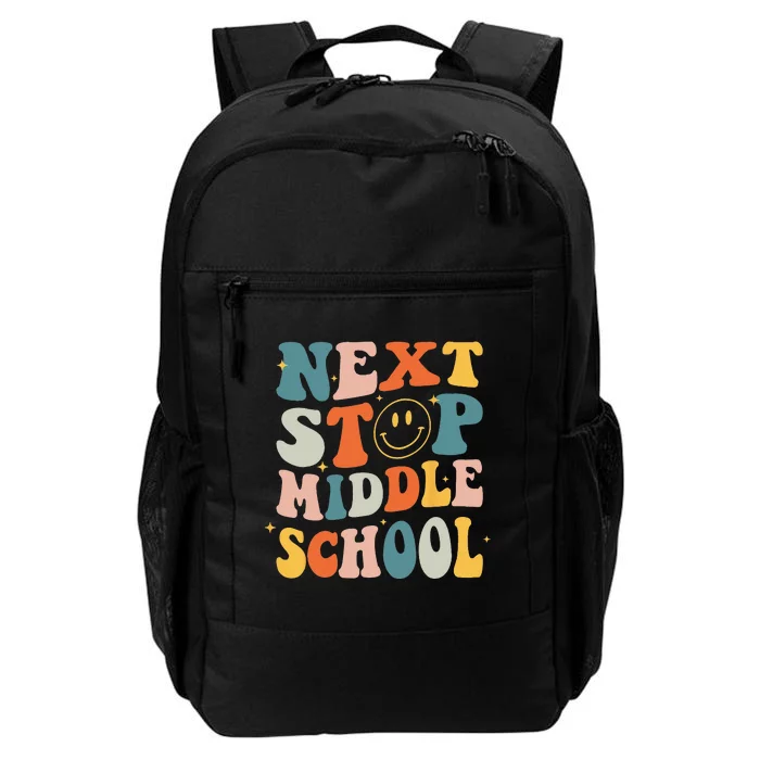 Next Stop Middle School Graduation Last Day Of School Daily Commute Backpack