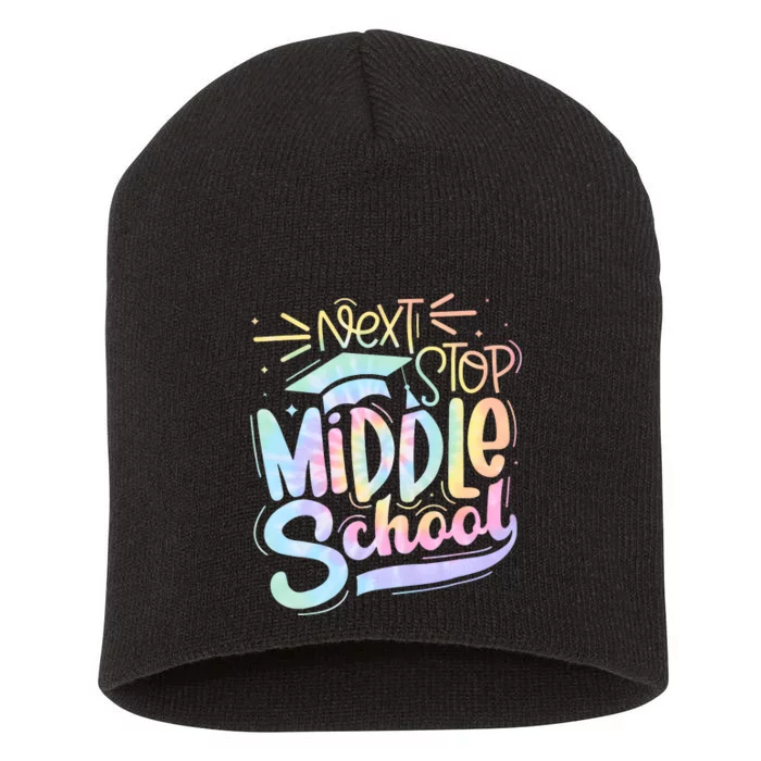 Next Stop Middle School Tie Dye Short Acrylic Beanie