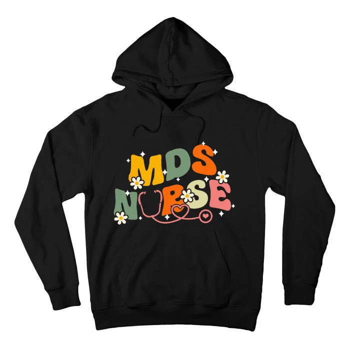 Nursing School Medical Groovy MDS Nurse Tall Hoodie