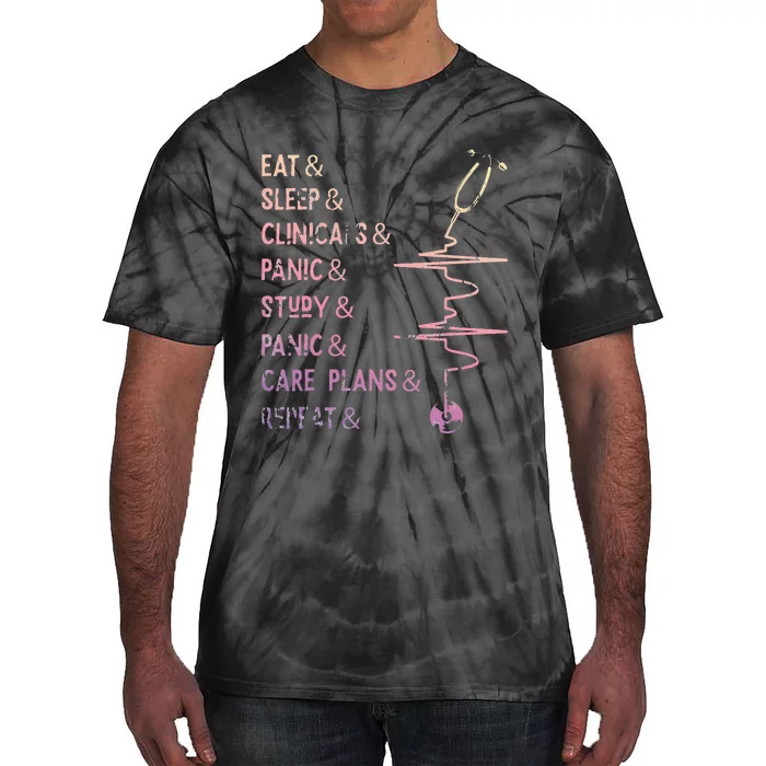 Nursing Student Medical School Nurse Tie-Dye T-Shirt