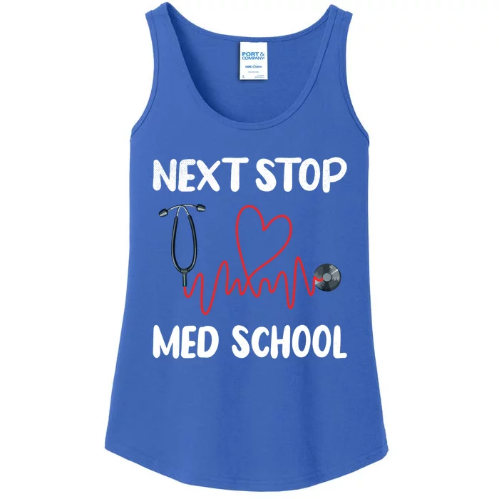 Next Stop Med School Future Doc Medical School Student Great Gift Ladies Essential Tank