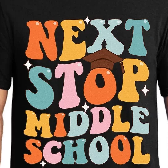 Next Stop Middle School Funny Graduation 5th Grade Pajama Set