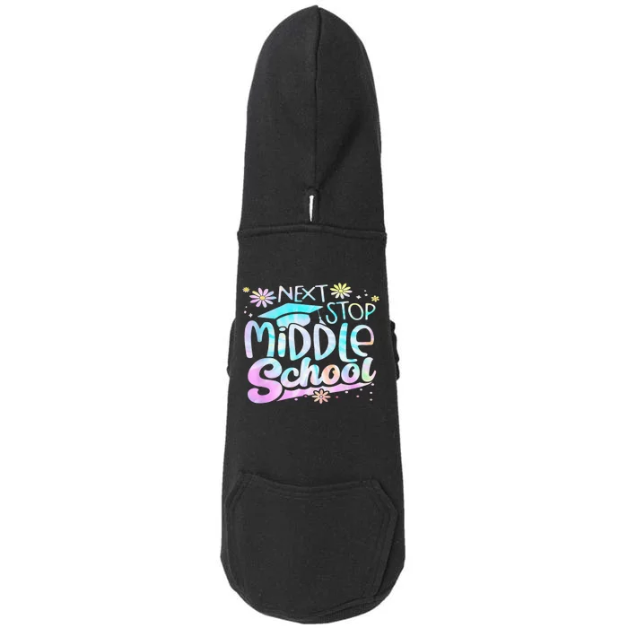 Next Stop Middle School Graduation Last Day Of School Doggie 3-End Fleece Hoodie